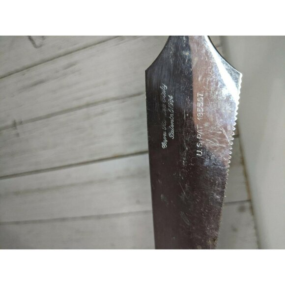 Carving Capri Italy Stainless Knife 15 1/2" Vintage Mid Century Modern - Picture 8 of 8